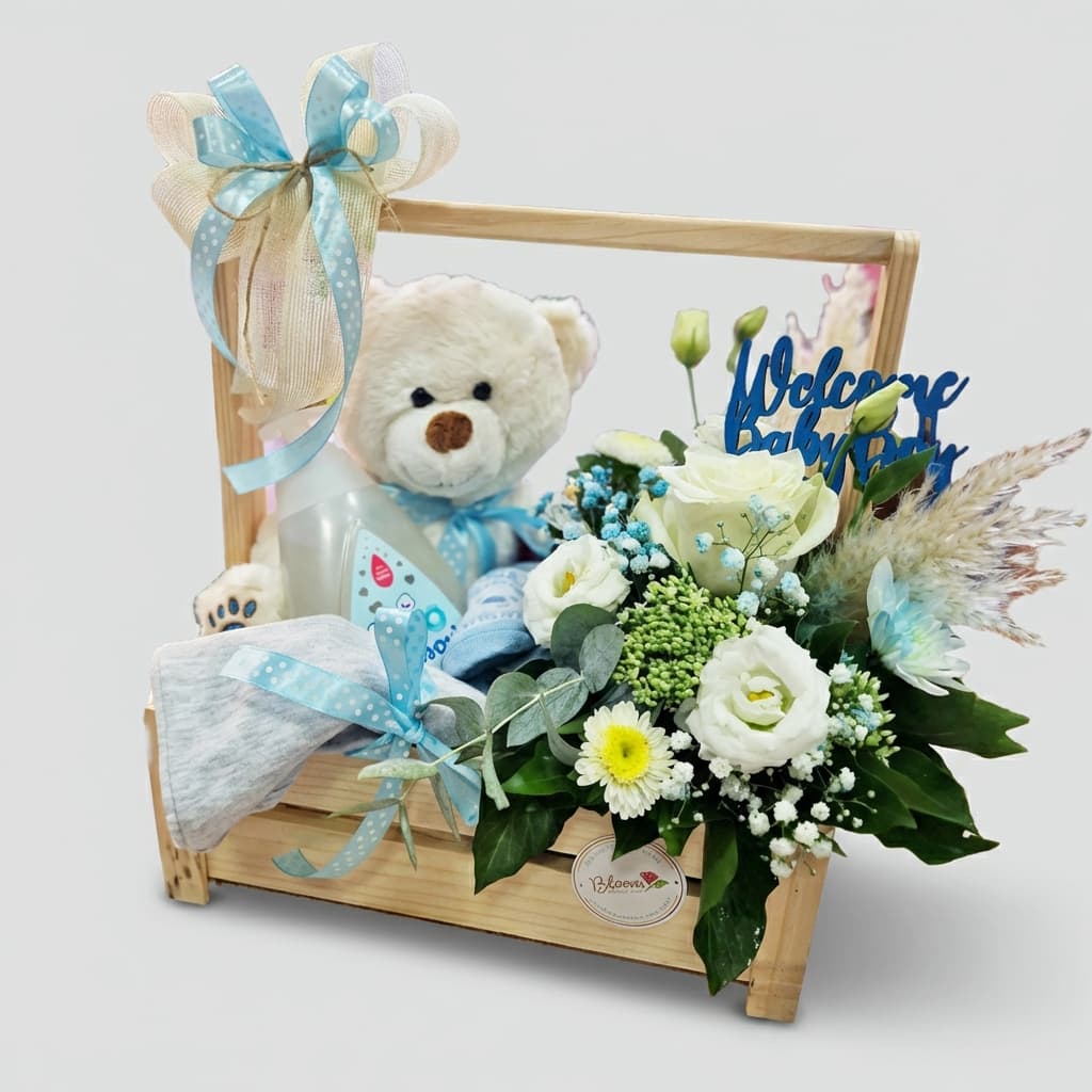 Слика на Корпа за подарок за бебе